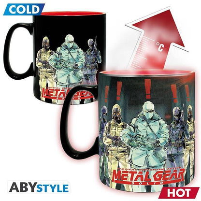 Metal Gear Solid Wärmewechselnde Tasse Solid Snake