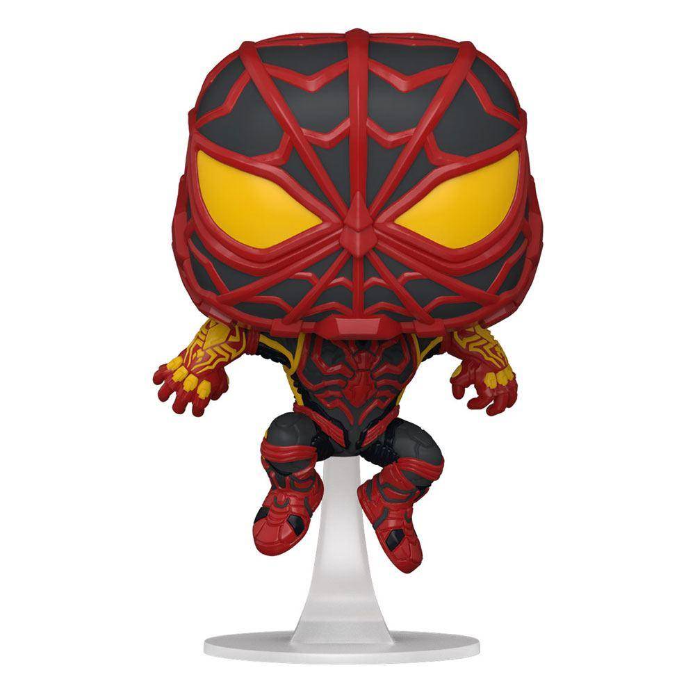 Marvel's Spider-Man POP! Games Vinyl Figur Miles Morales Strike Suit 9 cm