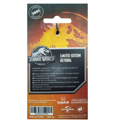Jurassic World Metall Schlüsselanhänger Limited Edition