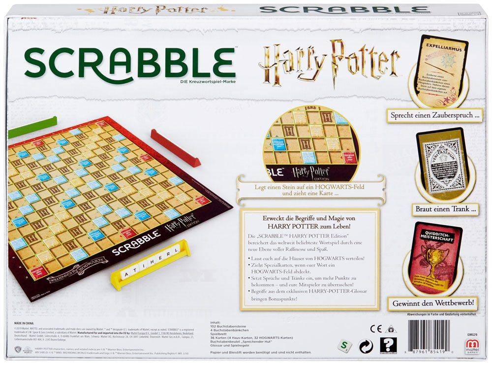 Harry Potter Brettspiel Scrabble *Deutsche Version*