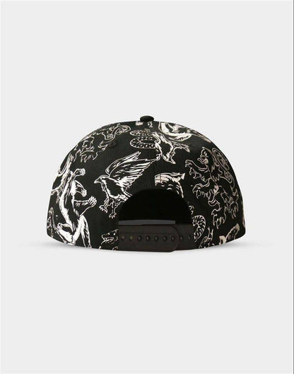 Harry Potter Snapback Kappe Heraldic Animals BW