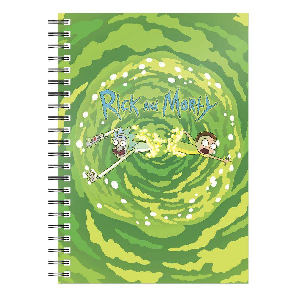 Rick & Morty Notizbuch Logo Portal