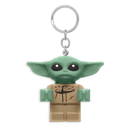 LEGO Star Wars The Mandalorian Schlüsselanhänger mit Leuchtfunktion Baby Yoda 6 cm
