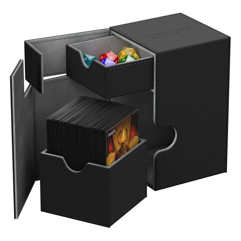 Ultimate Guard Flip´n´Tray Deck Case 100+ Standardgröße XenoSkin Schwarz