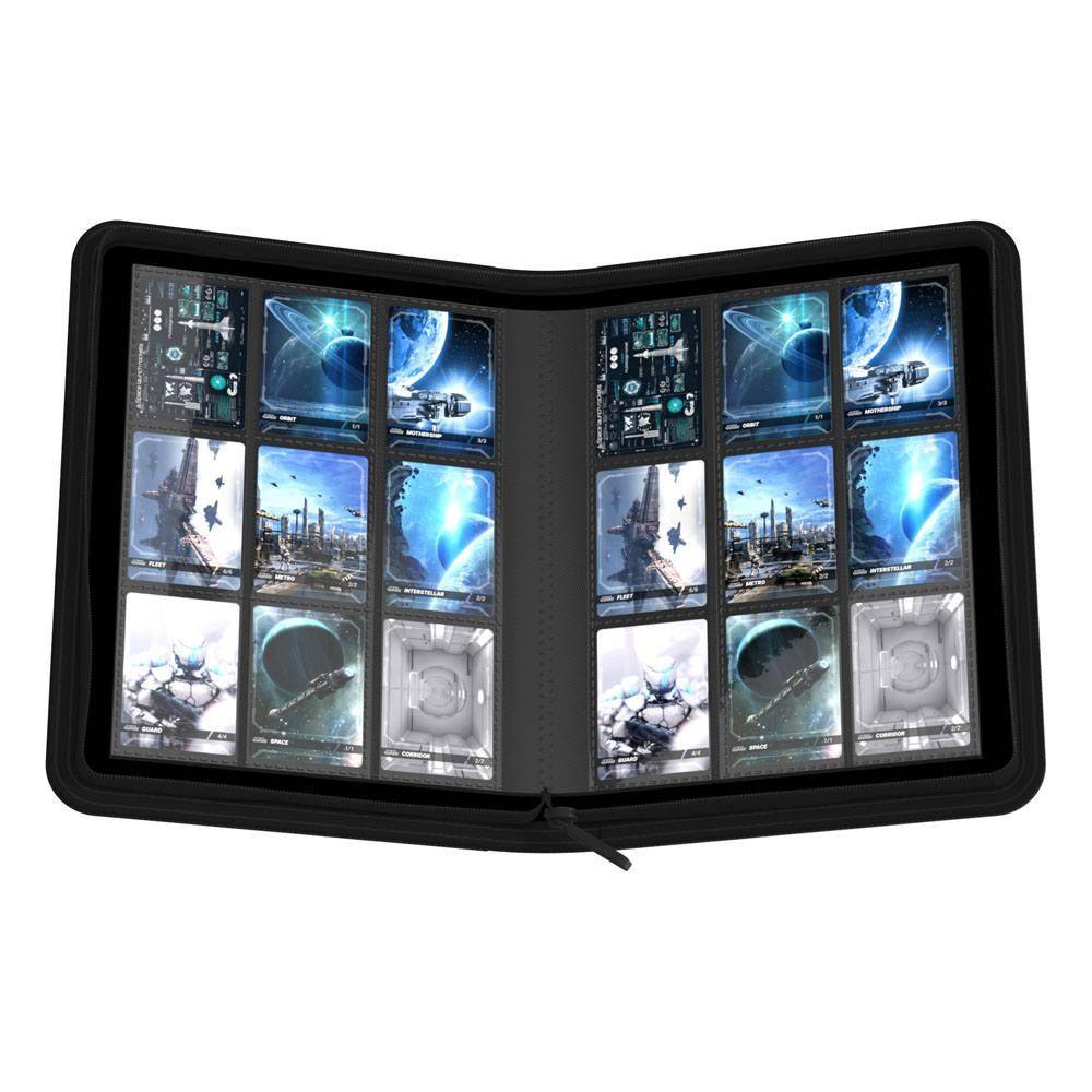 Ultimate Guard - Kartenportfolio Zipfolio 360 - 18-Pocket XenoSkin Mini American Schwarz