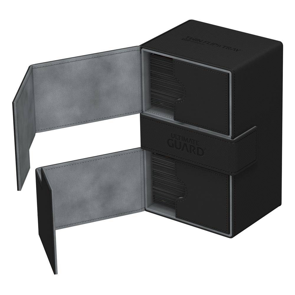 Ultimate Guard Twin Flip´n´Tray Deck Case 160+ Standardgröße XenoSkin Schwarz