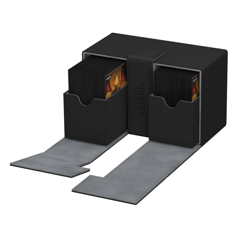 Ultimate Guard Twin Flip´n´Tray Deck Case 160+ Standardgröße XenoSkin Schwarz