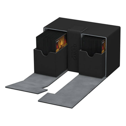 Ultimate Guard Twin Flip´n´Tray Deck Case 160+ Standardgröße XenoSkin Schwarz