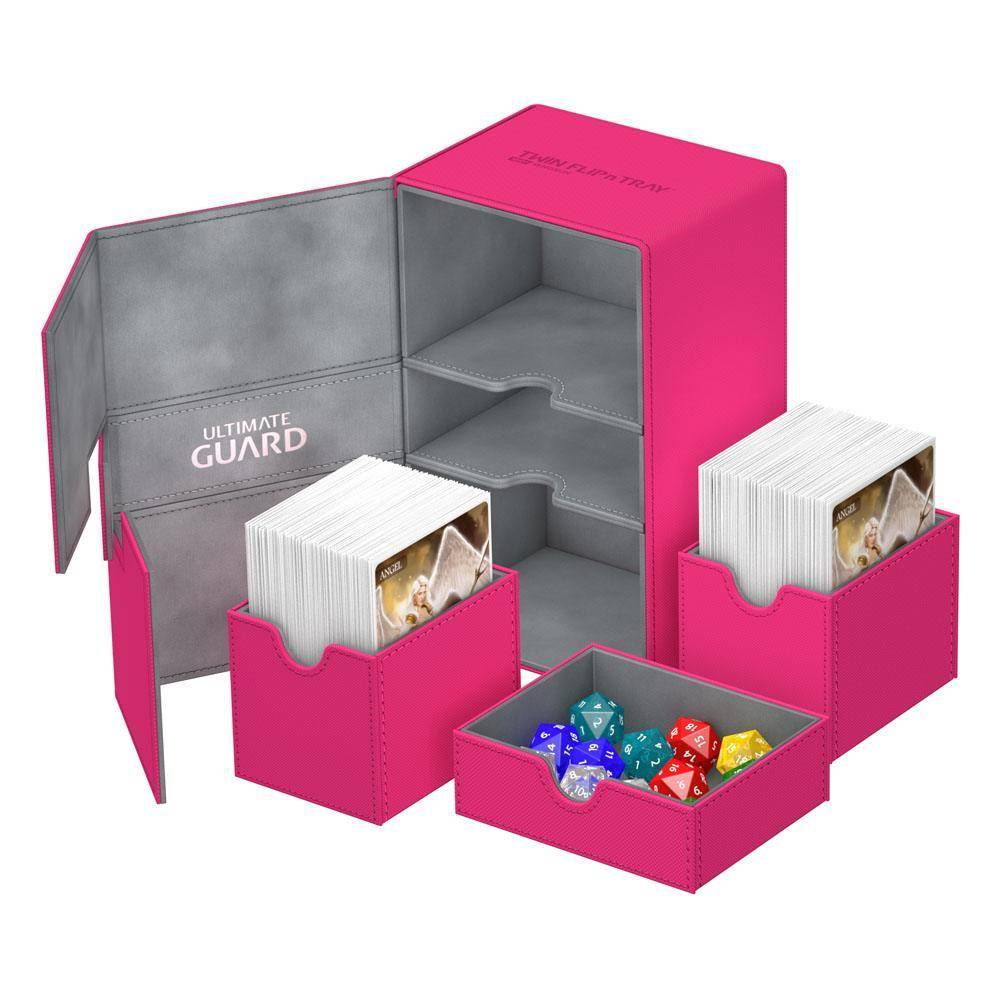 Ultimate Guard Twin Flip´n´Tray Deck Case 160+ Standardgröße XenoSkin Pink