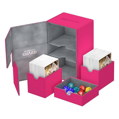 Ultimate Guard Twin Flip´n´Tray Deck Case 160+ Standardgröße XenoSkin Pink