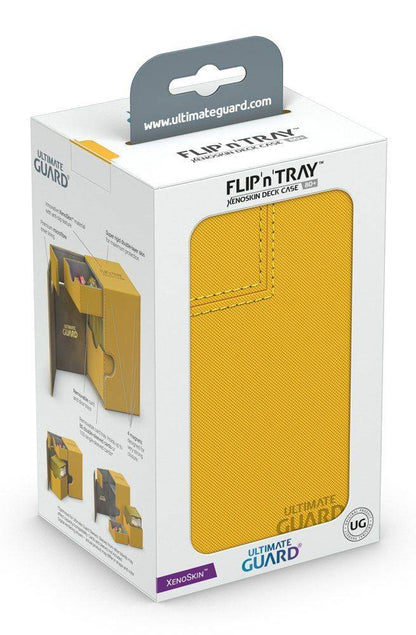 Ultimate Guard Flip´n´Tray Deck Case 80+ Standardgröße XenoSkin Bernstein