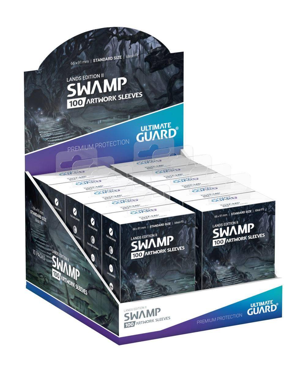 Ultimate Guard Printed Sleeves Standardgröße Lands Edition II Sumpf (100)