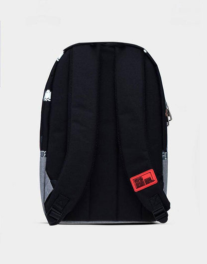 Super Mario Rucksack 8-bit Placed Print