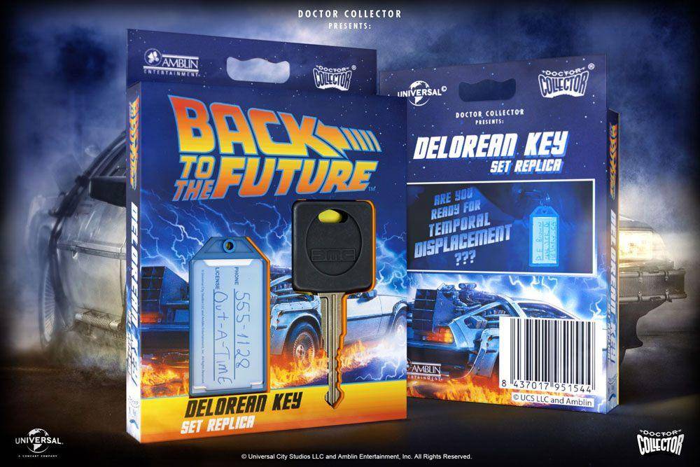 Zurück in die Zukunft Replik 1/1 DeLorean Autoschlüssel