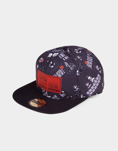 Super Mario Snapback Kappe 8-bit AOP