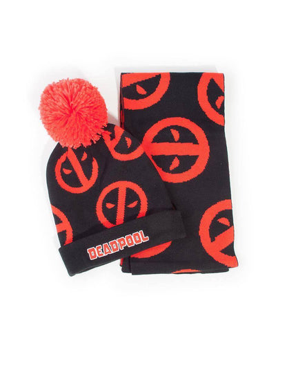 Marvel - Mütze & Schal Set Deadpool