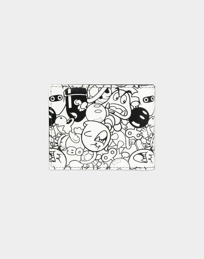Super Mario Bifold Geldbeutel Logo