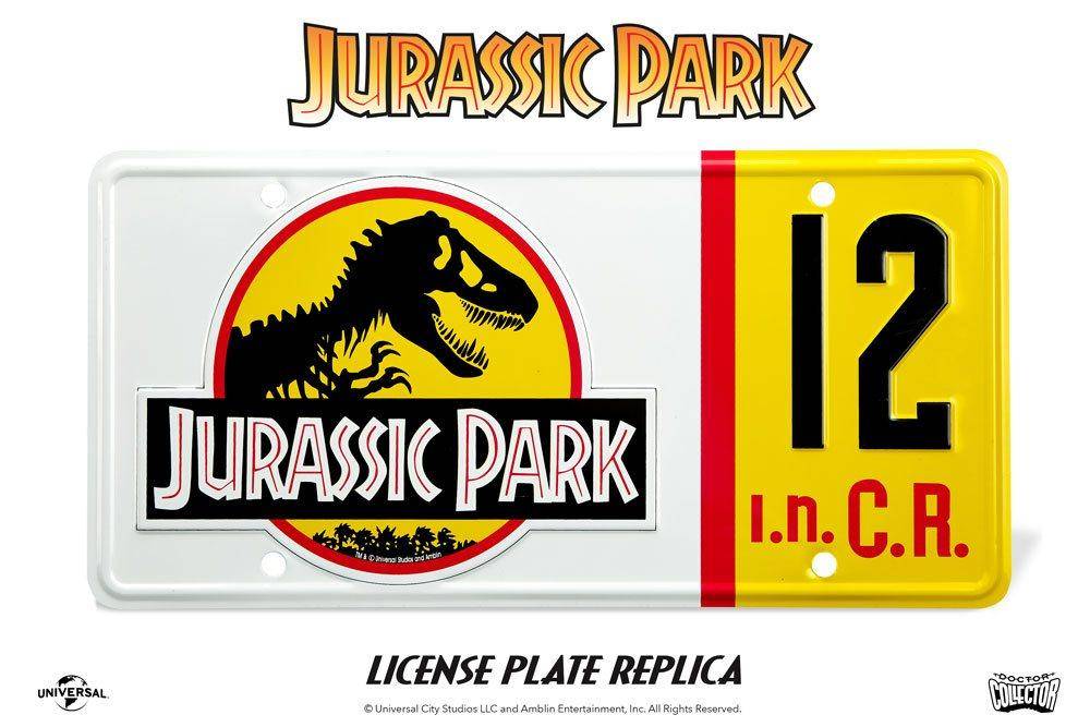 Jurassic Park Replik 1/1 Dennis Nedry Nummernschild