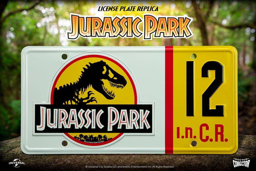 Jurassic Park Replik 1/1 Dennis Nedry Nummernschild