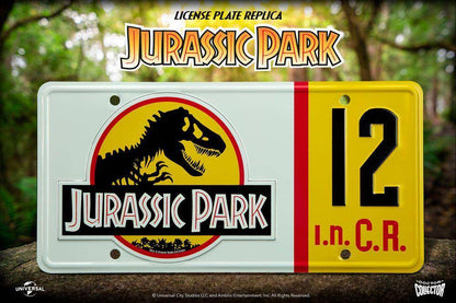 Jurassic Park Replik 1/1 Dennis Nedry Nummernschild