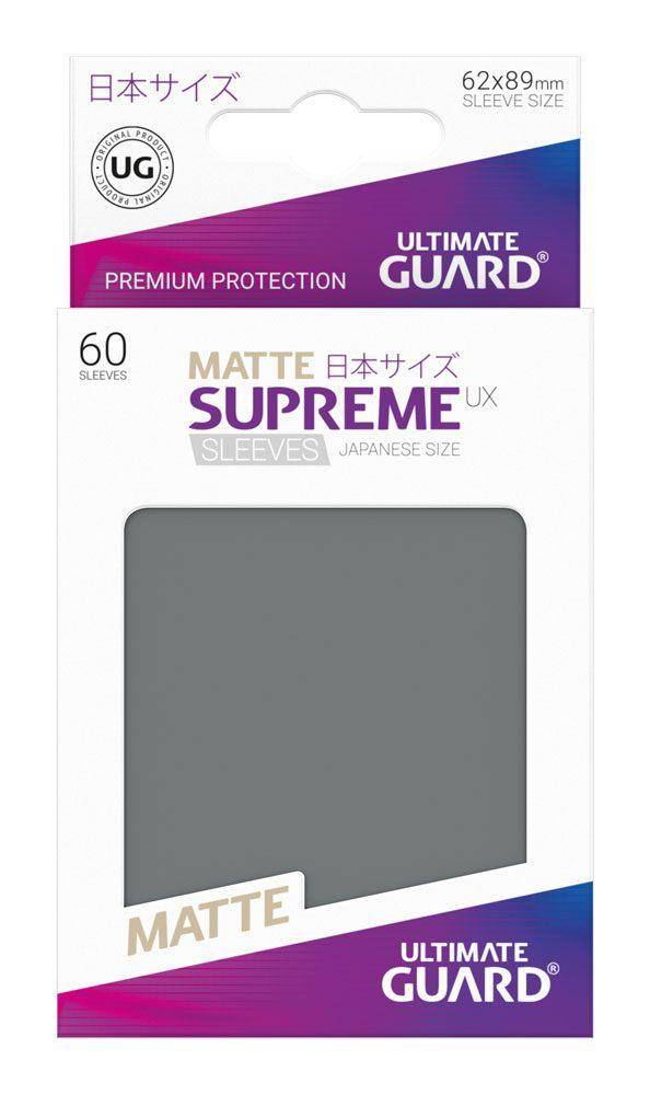 Ultimate Guard Supreme UX Sleeves Japanische Größe Matt Dunkelgrau (60)