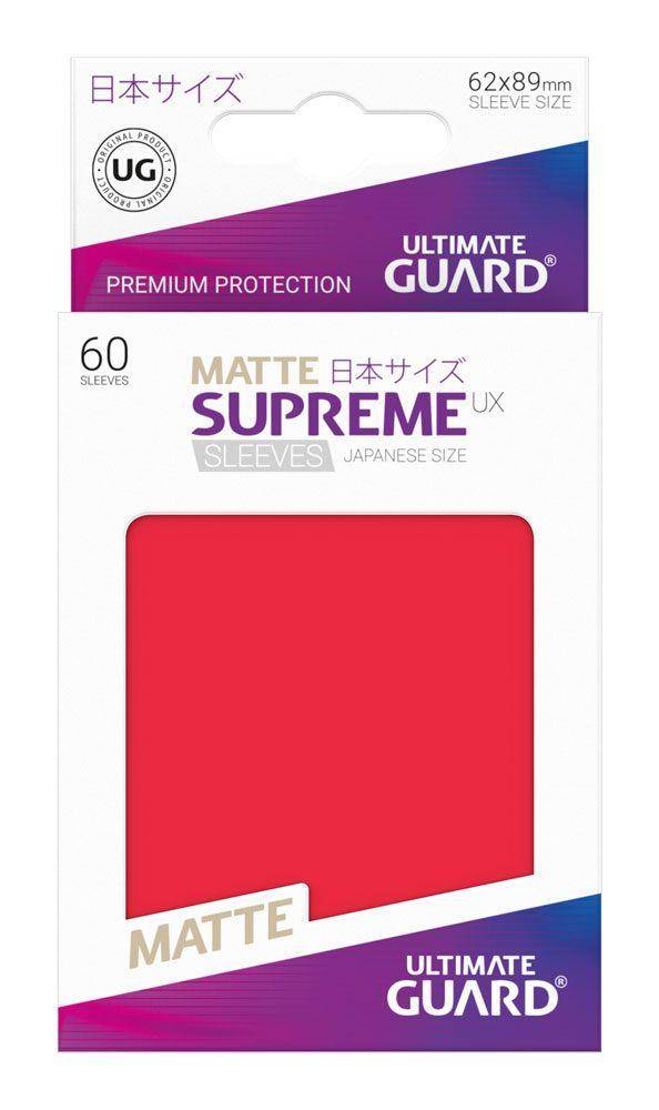 Ultimate Guard Supreme UX Sleeves Japanische Größe Matt Rot (60)