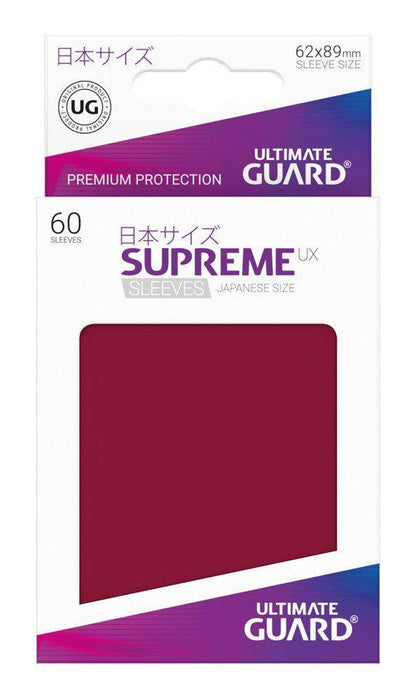 Ultimate Guard Supreme UX Sleeves Japanische Größe Burgundrot (60)