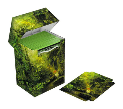 Ultimate Guard Basic Deck Case 80+ Standardgröße Lands Edition II Wald