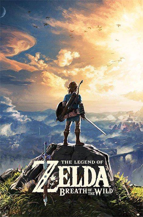 The Legend of Zelda - Poster Breath of the Wild Sunset - 91,5 x 61 cm