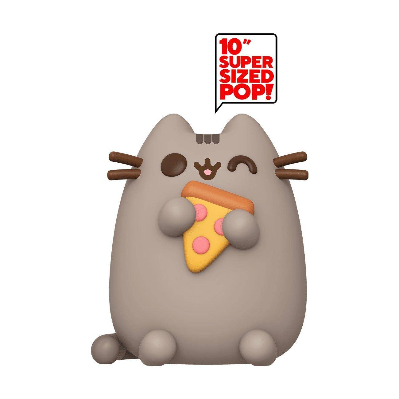 Pusheen Super Sized POP! Vinyl Figur Pusheen w/Pizza 25 cm
