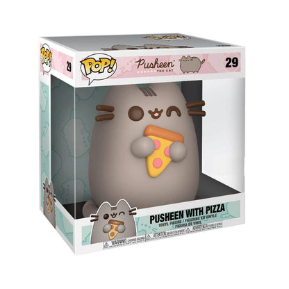 Pusheen Super Sized POP! Vinyl Figur Pusheen w/Pizza 25 cm
