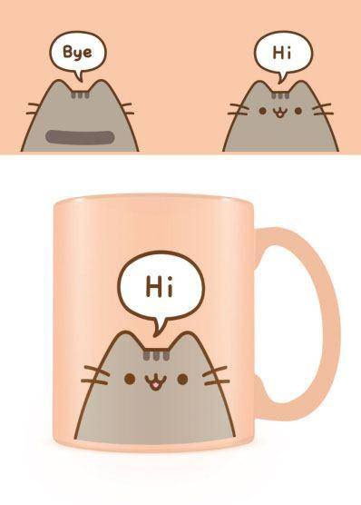 Pusheen Tasse Hello Goodbye