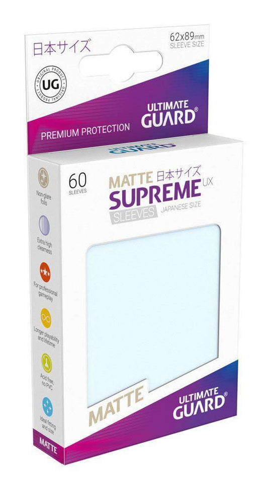 Ultimate Guard Supreme UX Sleeves Japanische Größe Matt Transparent (60)