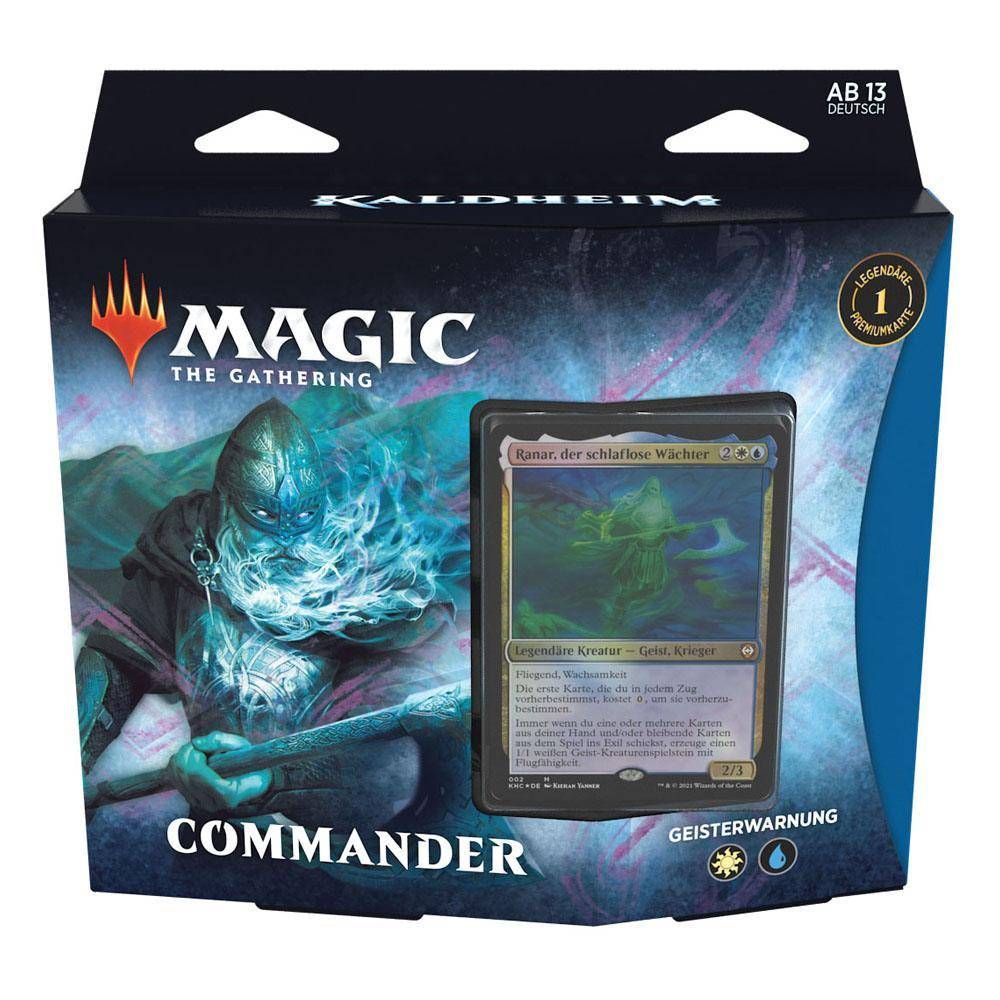 Magic the Gathering Kaldheim Commander-Decks Display deutsch