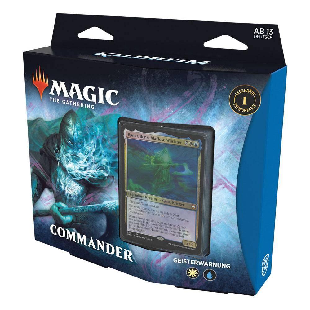 Magic the Gathering Kaldheim Commander-Decks Display deutsch