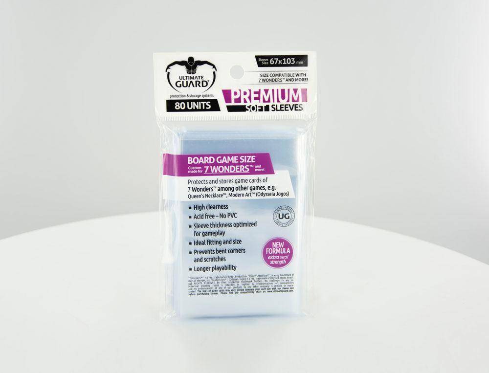 Ultimate Guard Premium Soft Sleeves für Brettspielkarten 7 Wonders™ (80)