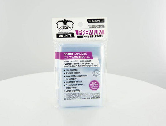Ultimate Guard Premium Soft Sleeves für Brettspielkarten 7 Wonders™ (80)