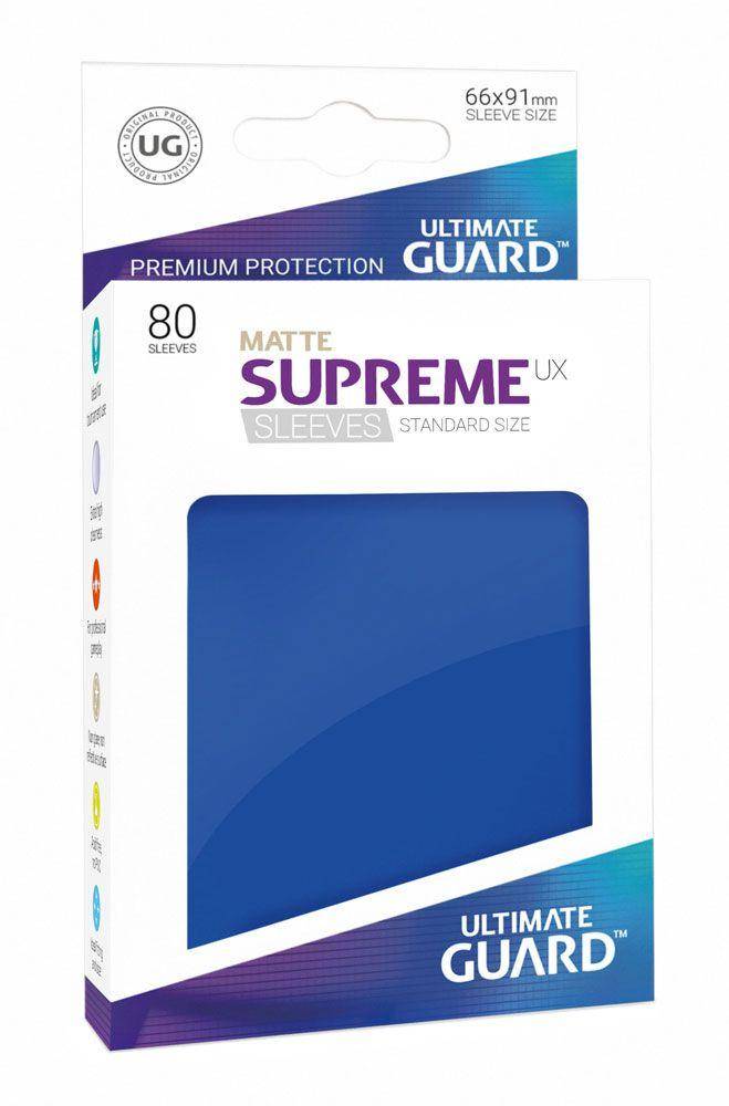 Ultimate Guard Supreme UX Sleeves Standardgröße Matt Blau (80)