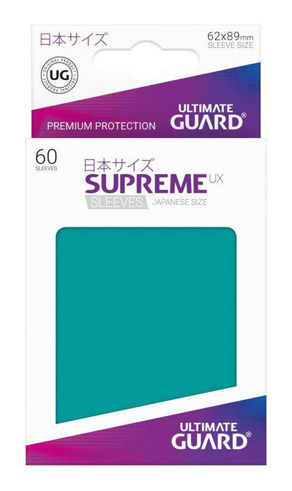 Ultimate Guard Supreme UX Sleeves Japanische Größe Petrolblau (60)