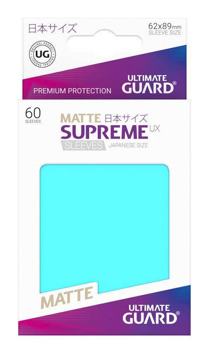Ultimate Guard Supreme UX Sleeves Japanische Größe Matt Aquamarin (60)