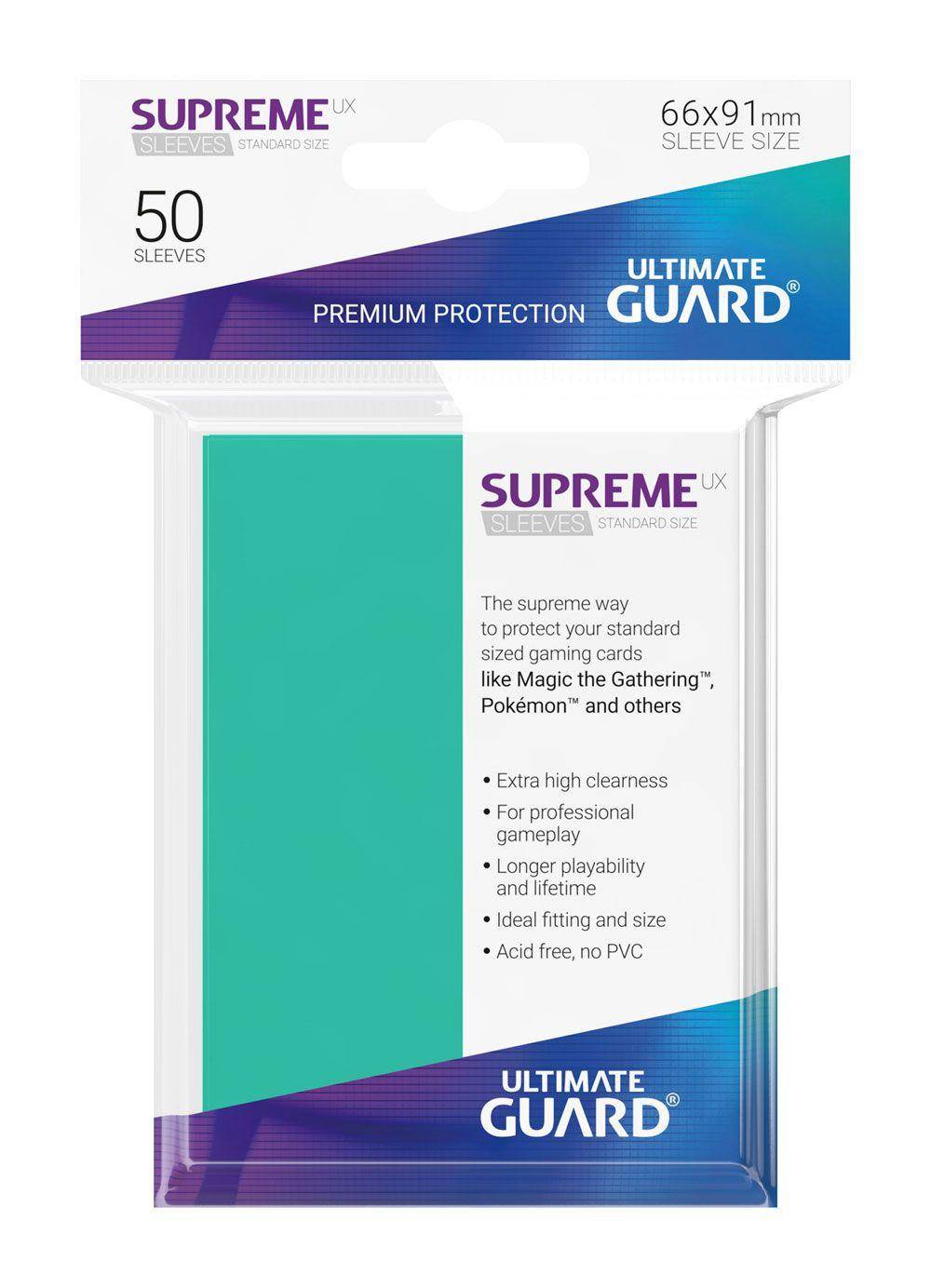 Ultimate Guard Supreme UX Sleeves Standardgröße Türkis (50)