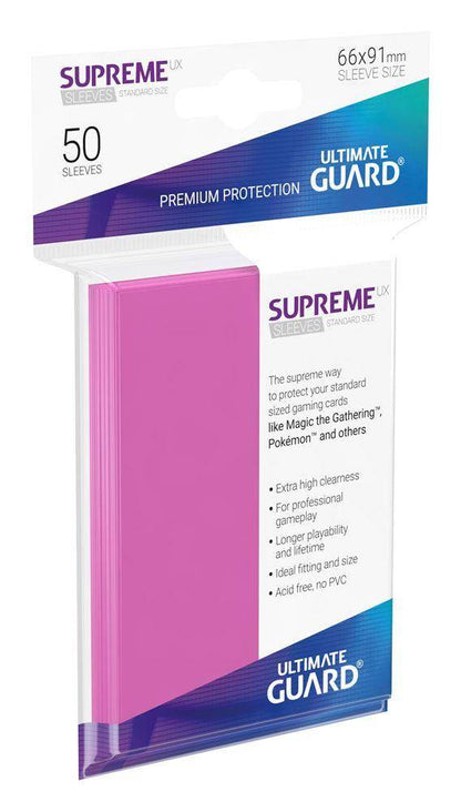 Ultimate Guard Supreme UX Sleeves Standardgröße Pink (50)