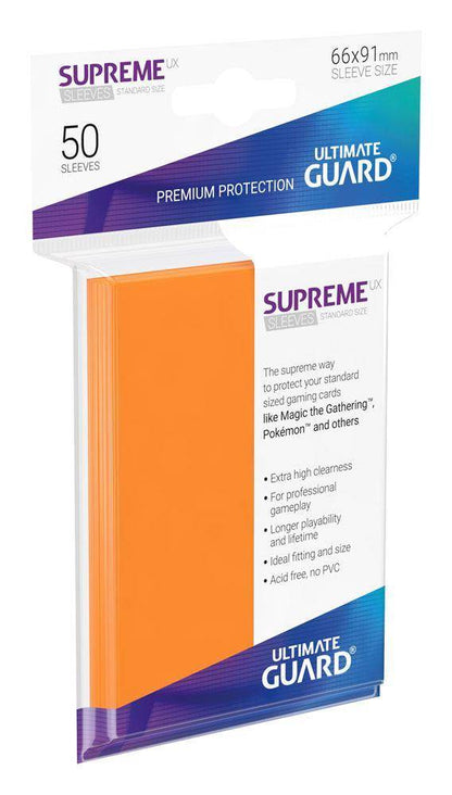Ultimate Guard Supreme UX Sleeves Standardgröße Orange (50)