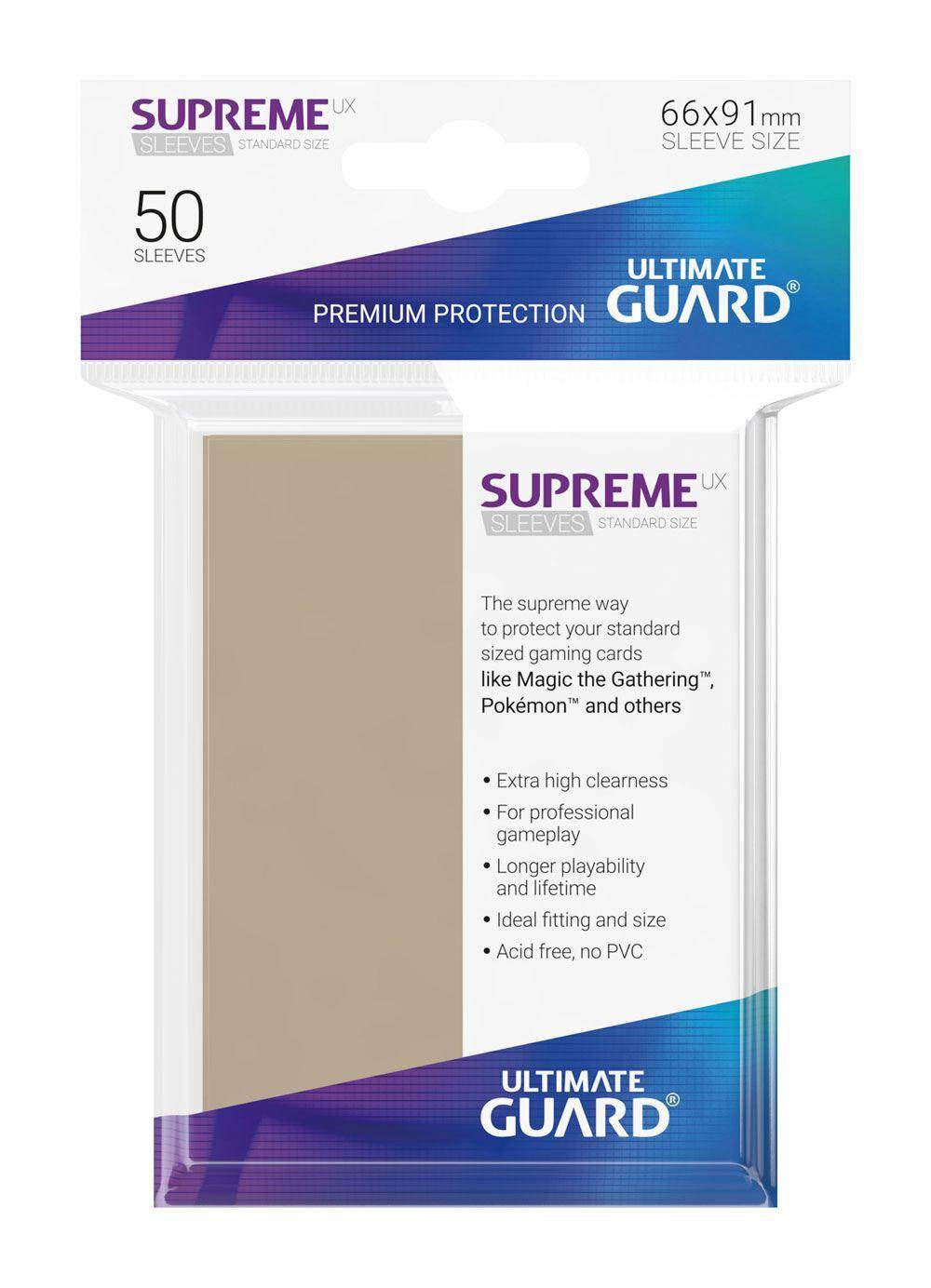 Ultimate Guard Supreme UX Sleeves Standardgröße Sand (50)