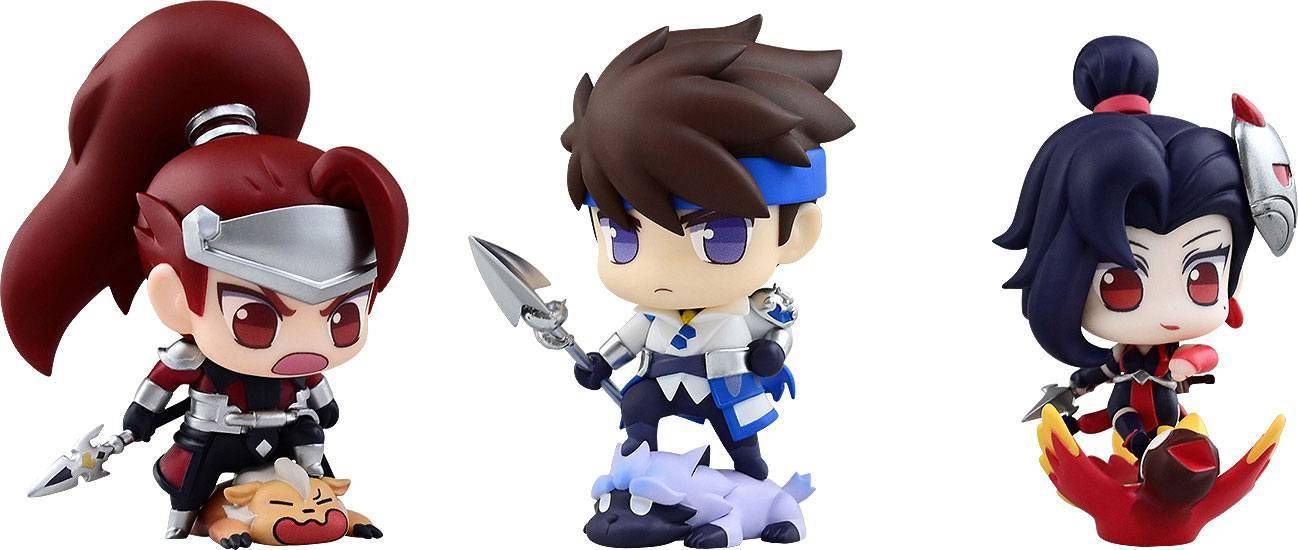 King Of Glory Qset Actionfiguren Han Xin, Zhao Yun & A Ke 6 cm