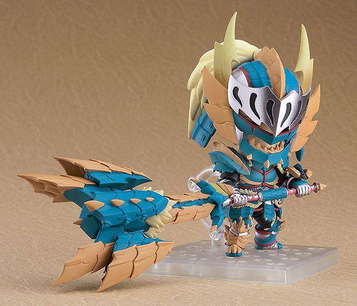 Monster Hunter World Iceborne Nendoroid Actionfigur Hunter: Male Zinogre Alpha Armor 10 cm