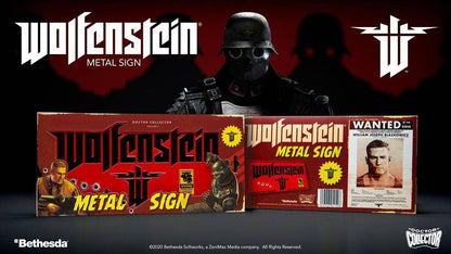 Wolfenstein  Me­tall­schild The New Colossus