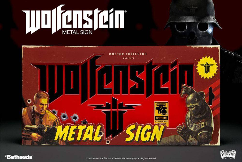 Wolfenstein  Me­tall­schild The New Colossus