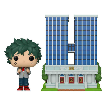 My Hero Academia POP! Town Vinyl Figur U.A. High School w/Deku in Uniform 9 cm