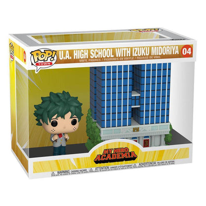 My Hero Academia POP! Town Vinyl Figur U.A. High School w/Deku in Uniform 9 cm
